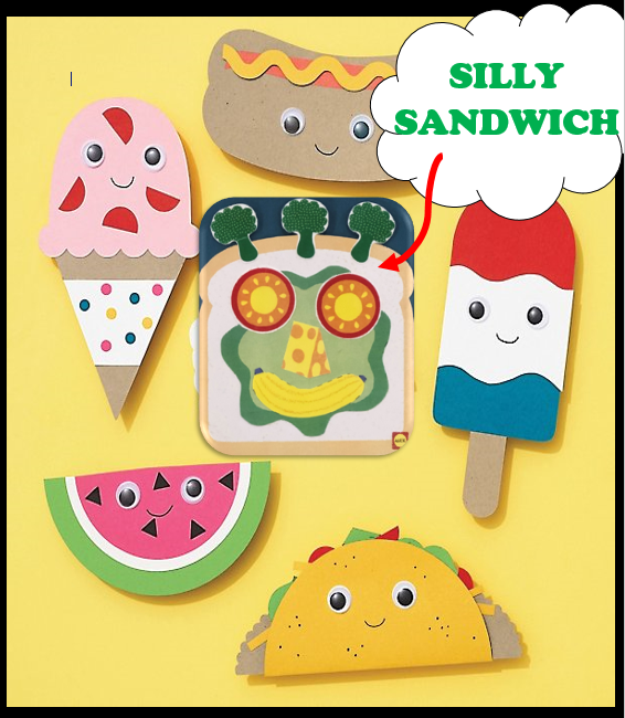 Take & Make Silly Sandwich Craft Woodridge Public Library
