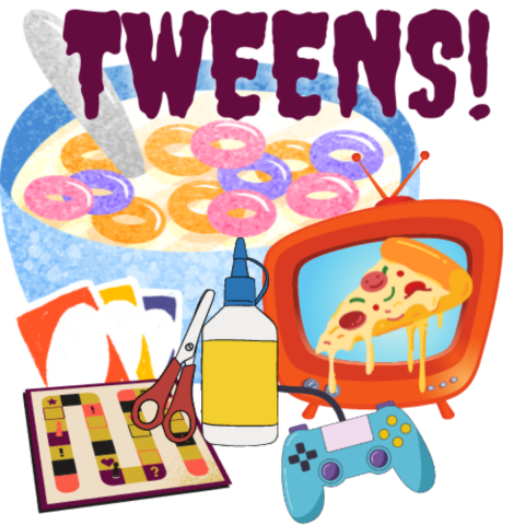 Tween games, crafts, and snacks