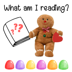 Gingerbread man book with question mark