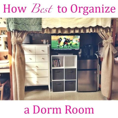 College Dorm Small Spaces Organizing Woodridge Public Library