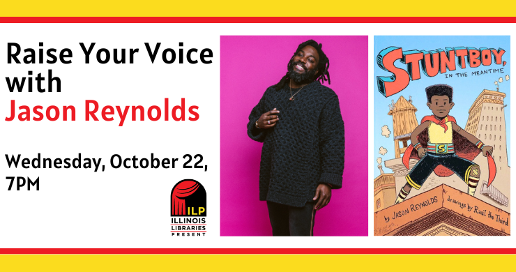 Raise Your Voice with Jason Reynolds, Wed, October 22 | 7 PM